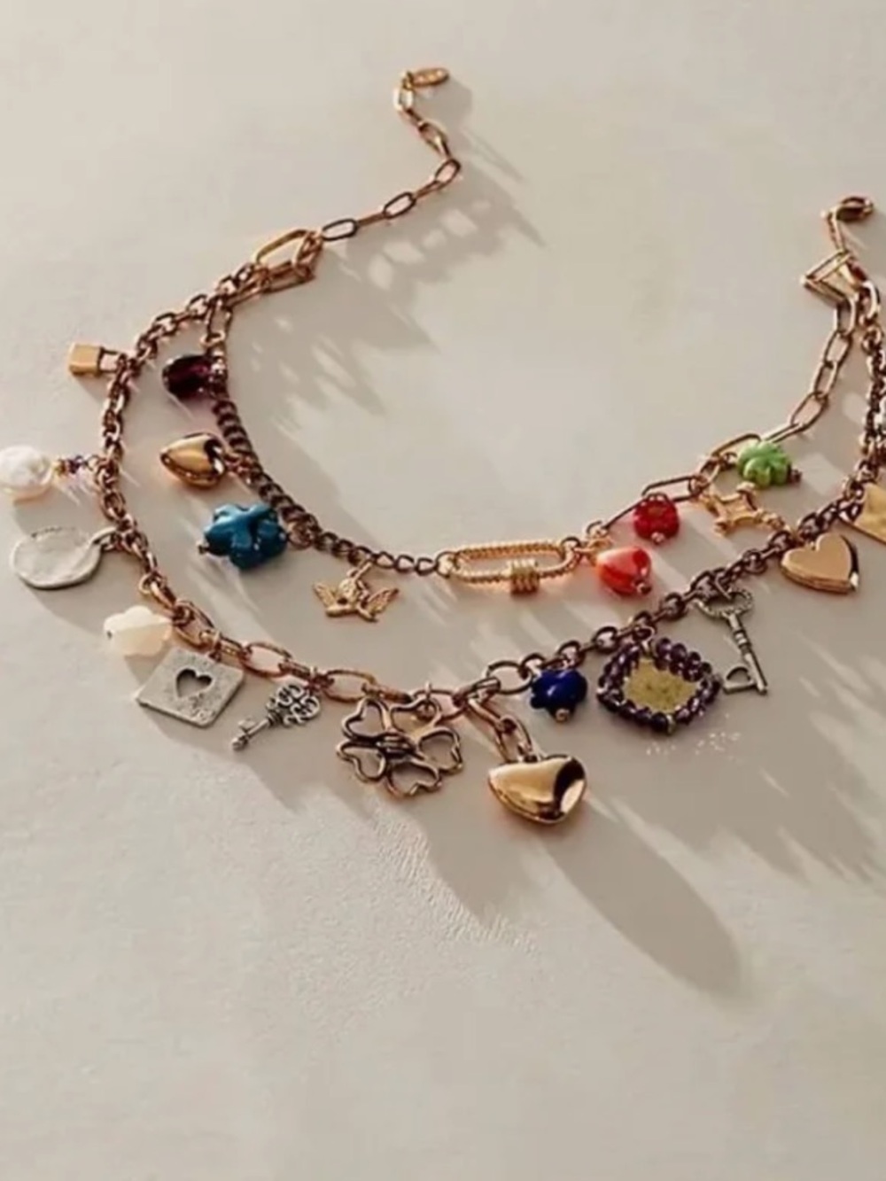 Free People Maxamillion Necklace Purple